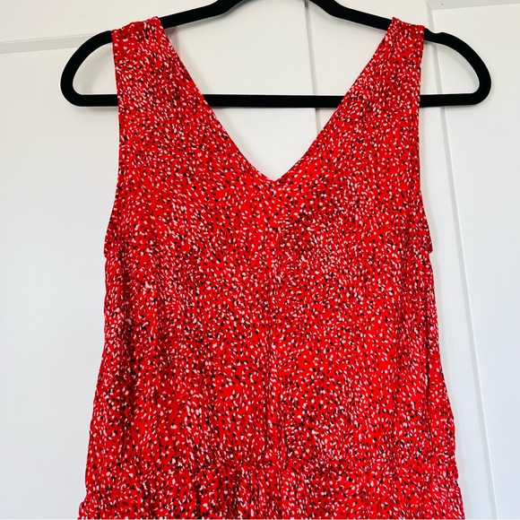 ba&sh Alio Rouge Jumpshort Romper Size Medium - Picture 7 of 9